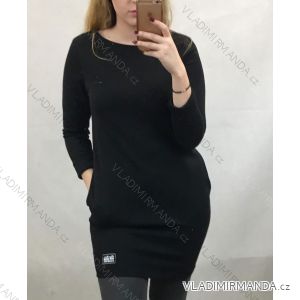 Šaty dlouhý rukáv teplé dámské (uni s-m) ITALSKá MóDA IM519554
