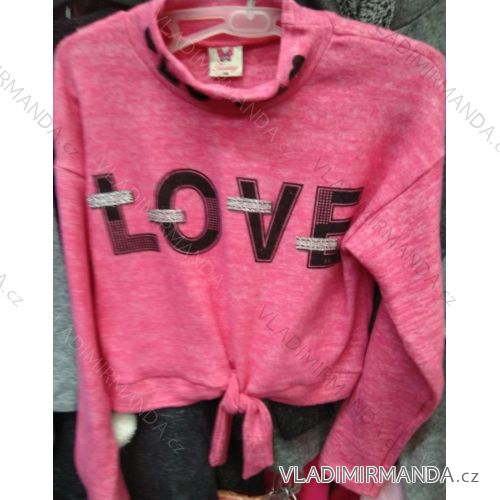 T-Shirt warm Langarm Kinder Jugend Mädchen (116-146) TUZZY TURKISH FASHION TM219158