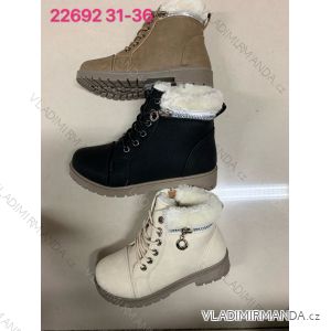 Obuv zimná členková WORKERY dorast chlapčenské dievčenské (31-36) RSHOES RIS1922692
