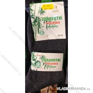 Ponožky zdravotní teplé thermo bambusové pánské (40-47) AMZF PA-7011