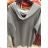 Long Sleeve Dress with Collar Ladies (uni M / L) ITALIAN FASHION IM519515