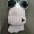 Women's winter hat and necklace (ONE SIZE) WROBI POLAND PV319489
