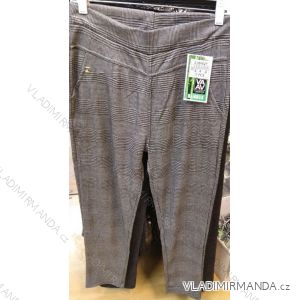 Kalhoty elastické zateplené bambusové dámské nadrozměrné (L-5XL) VAAV LM9547
