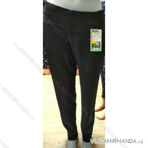 Kalhoty elastické zateplené bambusové dámské nadrozměrné (L-5XL) VAAV LM9562