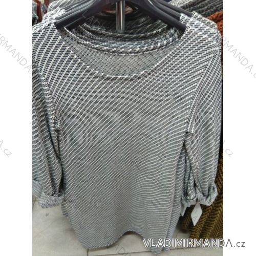 Pullover Damen Langarm (uni sl) ITALIENISCHE MODA IM719006