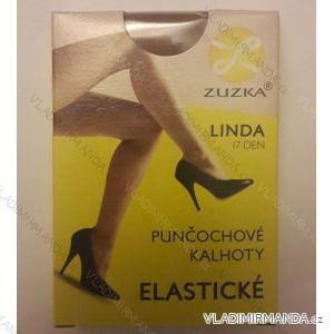 Punčochové kalhoty dámské elastické 17DEN (116-158,-164,-170,-176,-182) ZUZKA ZUZ19LINDA