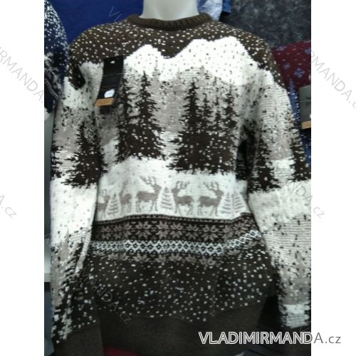 Sweater Christmas Pattern Warm Knit Long Sleeve Men's (m-2xl) TURKISH MODA MA719015
