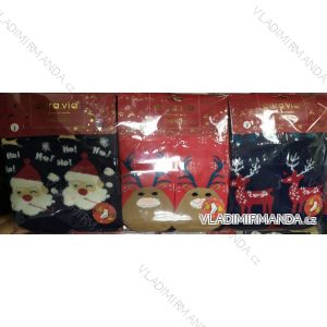 Women's warm thermo socks Christmas theme (35-41) AURA.VIA PON19SNV-3080
