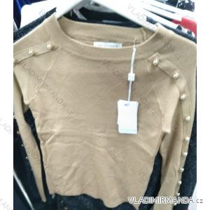 Svetr pletený dlouhý rukáv dámský ( S-XXL) ITALSKá MODA IM919J231-2