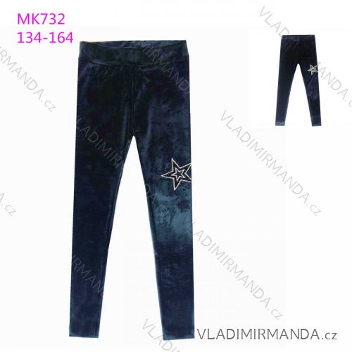Leggings velvet adolescent girls (134-164) KUGO MK732
