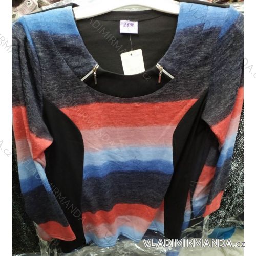 Halenka tunika dlouhý rukáv dámská nadrozměrná (l-4xl) L.G.M. POLSKÁ MÓDA LGM19070