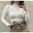 Women's Long Sleeve Knit Sweater with Stand Long Sleeve (uni s-m) EXTRAME  ITALIAN FASHION IM519JM-5806-1