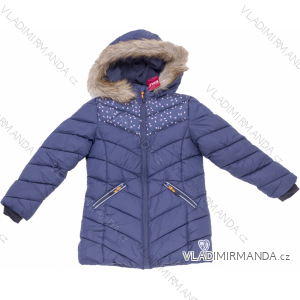 Bunda kabát zimní dětský dorost dívčí (116-146) WOLF B2968