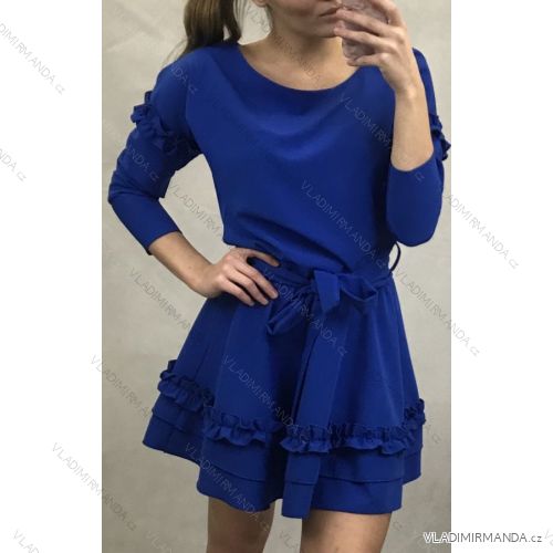 Šaty dlouhý rukáv ELEGANTNÍ (uni s/m) ITALSKá MóDA IM919833