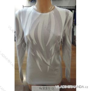 Tričko teplé dlouhý rukáv dámské nadrozměrné (M-XXL) DUNAUONE G883-2