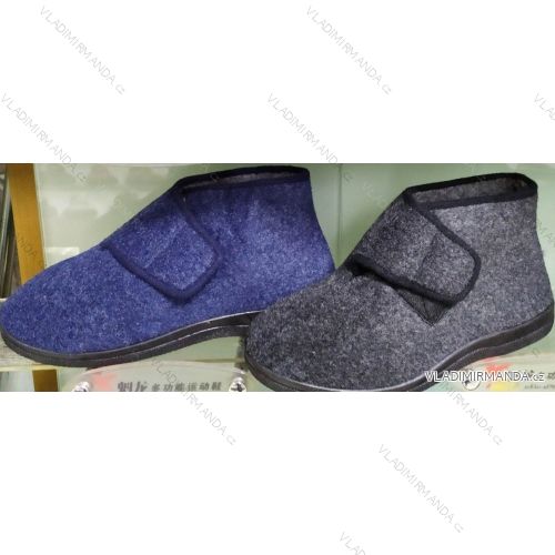 Boty pantofle kotníkové na suchý zip pánské (41-46) FSHOES OBUV OBF19309