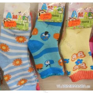 Ponožky teplé dětské dívčí (17-26) AMZF P212