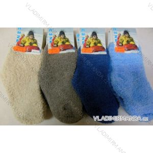 Ponožky teplé dětské chlapecké peříčkové (27-32) AMZF A-159-1