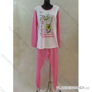 Pyžamo dlouhé dámské bavlněné nadrozměrné(xl-4xl) TOWARDO 49083