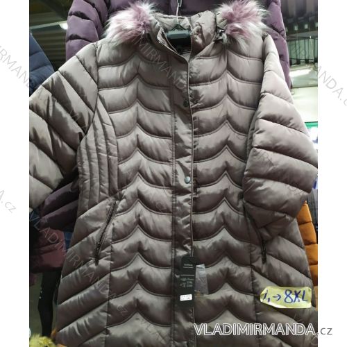 Jacket with fur winter women oversized (4xl-8xl) GUAN DA YUAN MA8191921
