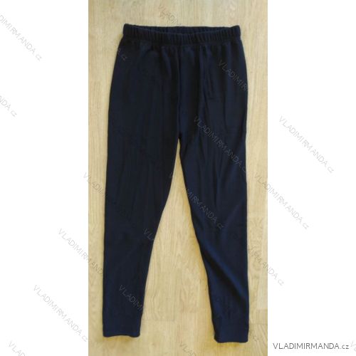 Legíny zateplené kožíškem úzké dámské nadrozměrné (m-4xl) W.D. WD19019