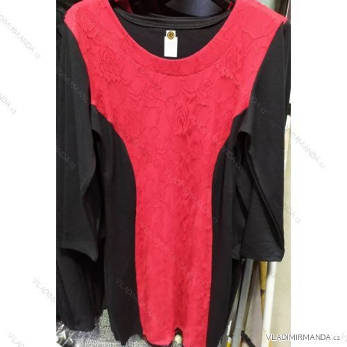 Šaty dlouhý rukáv dámský nadrozměrný (xl-7xl) ČESKÁ MÓDA CRM19004
