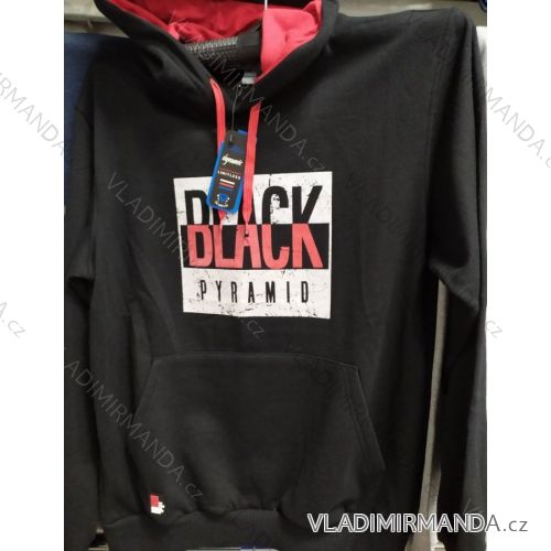 Mikina s kapucí dlouhý rukáv pánská (m-2xl) DYNAMIC OBS191243