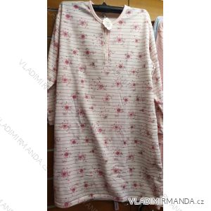 Košile noční teplé dlouhý rukáv dámské nadrozměrné (xl-4xl) VALERIE DREAM LP-8323