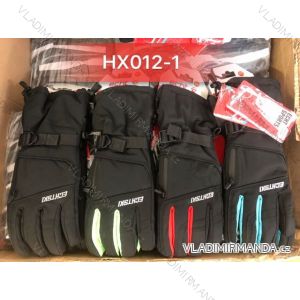 Rukavice prstové lyžařské šusťákové pánské a dámské M-2xl ECHT hx012-1