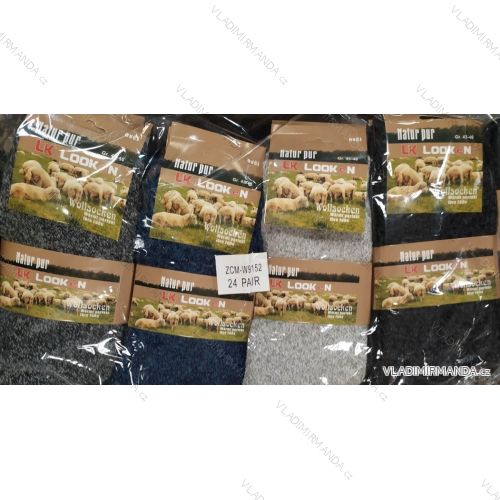 Ponožky ovčí vlněné pánské (43-46) LOOKEN ZCM-W9152