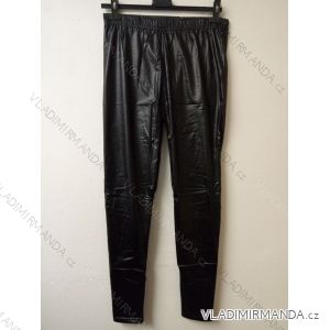 Legíny kalhoty koženkové dlouhé dámské (m-2xl) ELEVEK PP921