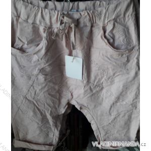 Kalhoty 3/4 krátké plátěné dámské (UNI S-L) ITALSKÁ MÓDA IM519449