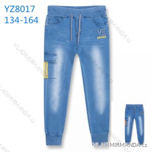 Kalhoty džegíny dorost chlapecké (134-164) KUGO YZ8017