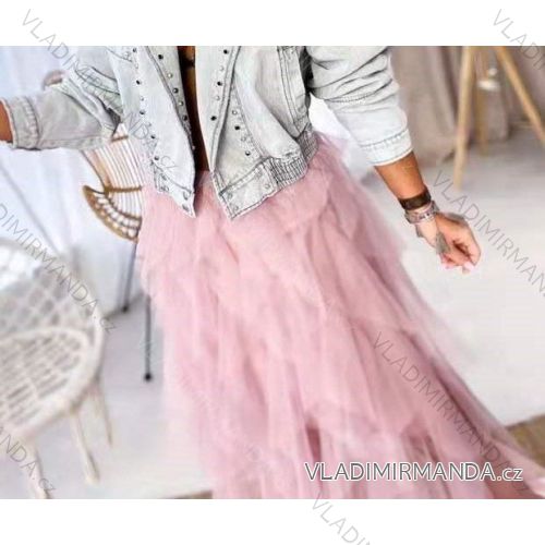 Sukně letní dlouhá dámská (UNI S-L) ITALSKÁ MÓDA IM420028IMT