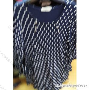 Tunika tričko 3/4 rukáv dámská nadrozměrná (l-4xl) POLSKÁ MÓDA ANTOMY PM620006