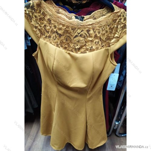 Damen kurzes Abendkleid mit Spitze (s-m) ITALIAN MODA IM920023
