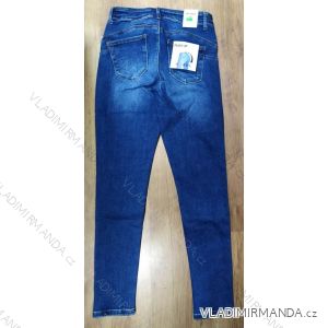 Rifle jeans dlouhé push-up dámské nadrozměrné (30-38) M.SARA MA120MS1006-3