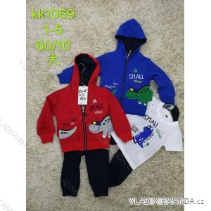 Súprava tepláky, mikina s kapucňou a tričko dojčenská detská chlapčenská (1-5 rokov) SAD SAD20KK1069
