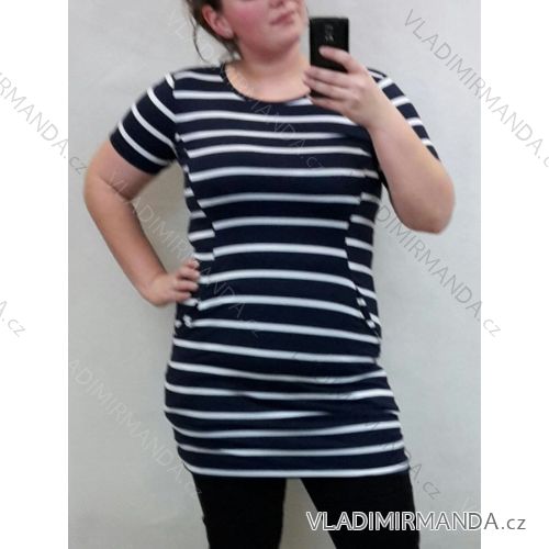 Šaty krátky rukáv dámske pruhované (s/m-l/xl) EXCZOTIC TM819766