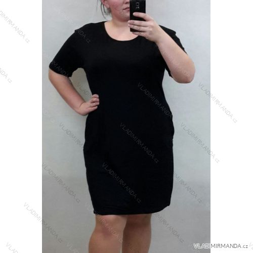 Šaty krátky rukáv dámske nadrozměr (xl/2xl-2xl/3XL) EXCZOTIC TM819773
