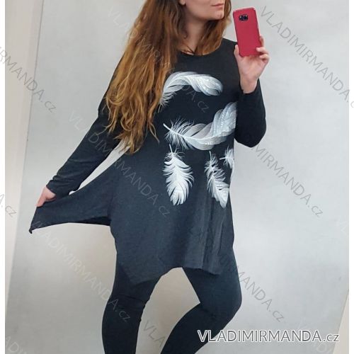 Tunika dlhá rukáv dámska (uni L / XXL) TURECKÁ MÓDA TM920001