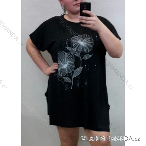 T-Shirt Kurzarm Damen (Uni L / 2XL) MODA ITALY TML20004
