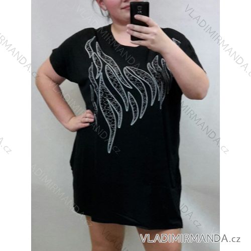 T-Shirt Kurzarm Damen (UNI L / XXL) MODA ITALIEN TML20011