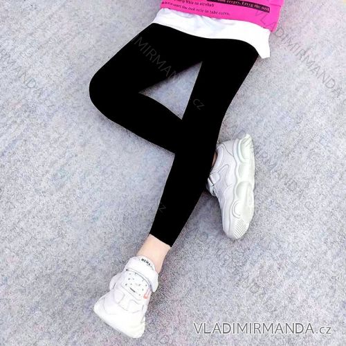 Lange Leggings für Kinder (98-128 / schwarz) KUGO DL0009