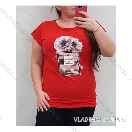 T-SHIRT Damen VOGUE (2XL-4XL) TÜRKISCHE MODA FRA120003
