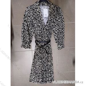 Šaty volnočasové dlouhý rukáv dámské (uni s/m) ITALSKá MóDA IM120226