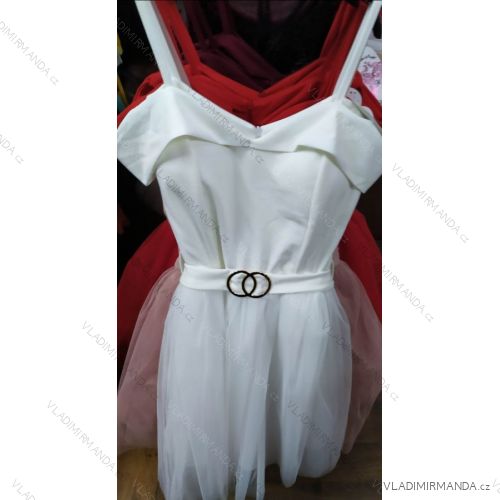 Šaty elegantné krátke dámske (uni s/m) ITALSKÁ MÓDA IM920027