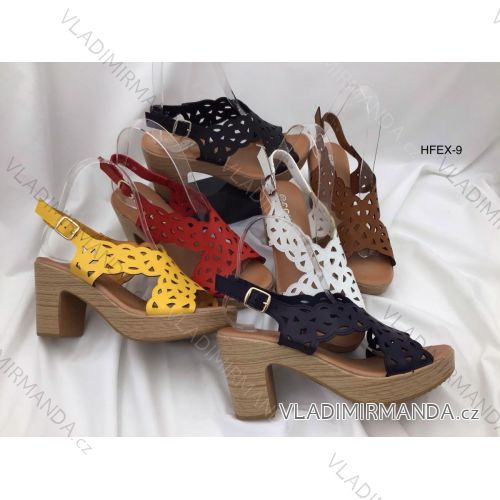 Sandále na podpätku dámske (36-41) WSHOES OBUV OB220HFEX-9