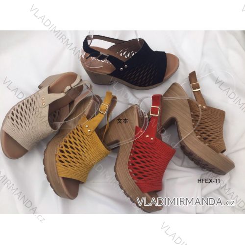 Sandále na podpätku dámske (36-41) WSHOES OBUV OB220HFEX-11