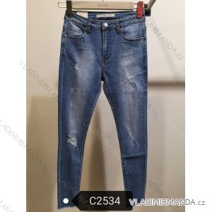 Rifle jeans dlouhé dámské (XS-XL) JEWELLY LEXXURY LEX20C2534